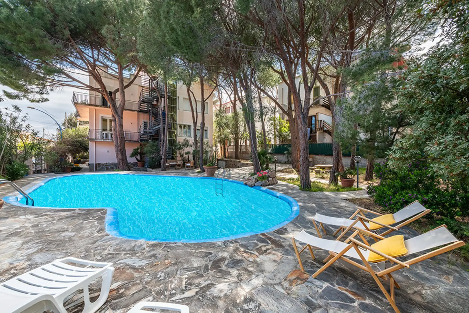Piscina privata della Casa Pigna, Cala Gonone.