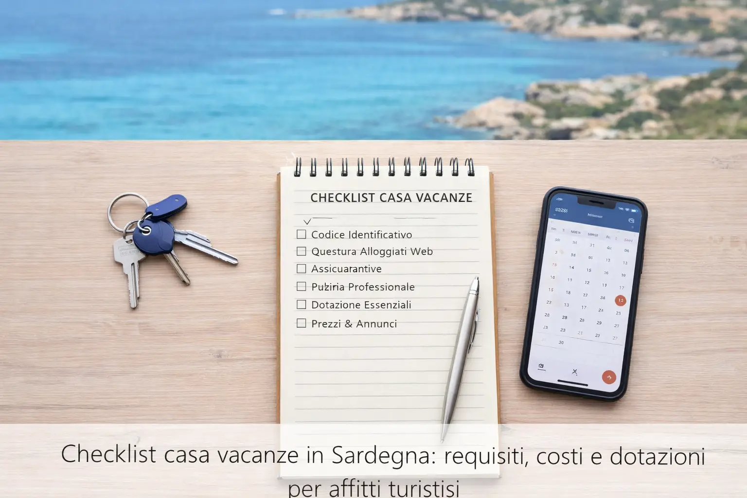 Checkliste für Ferienhäuser auf Sardinien: Anforderungen, Ausstattung und Verwaltung von Ferienunterkünften