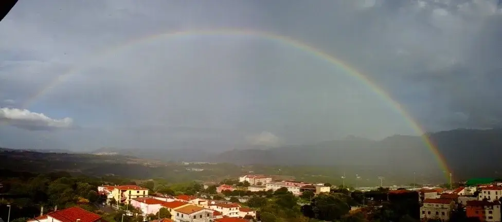Paesaggio del Monte Limbara, la vetta più alta della Gallura nel Nord Sardegna